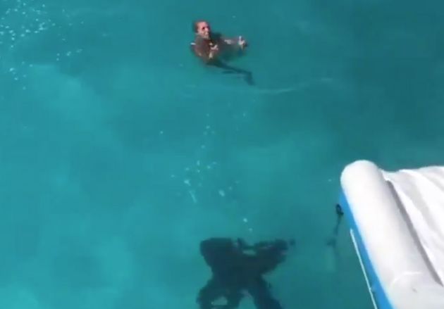 Απίστευτο: Βούτηξε από νεροτσουλήθρα και προσγειώθηκε σε καρχαρία 2,5 μέτρων - ΠΕΡΙΕΡΓΑ