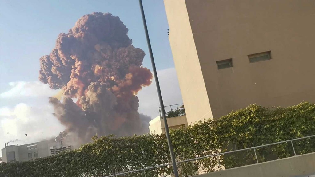Τρομερή έκρηξη στη Βηρυτό: Ακούστηκε μέχρι την Κύπρο! - ΔΙΕΘΝΗ