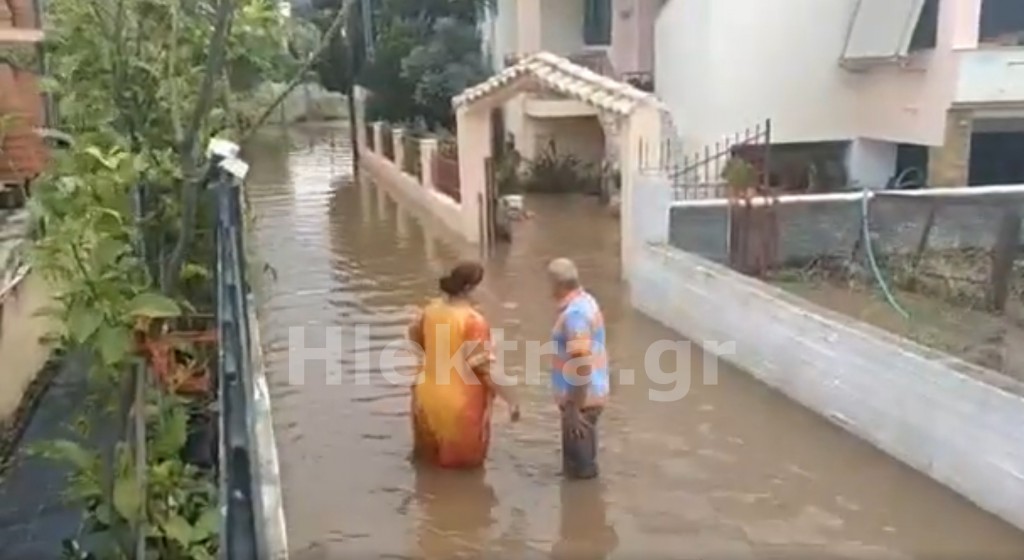 Ο Ιανός στην Κορινθία: Πλημμύρες και καταστροφές στα Λουτρά Ωραίας Ελένης - ΕΛΛΑΔΑ