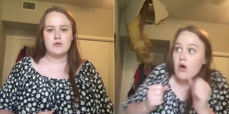 Viral βίντεο στο TikTok: Εκανε πρόβες για οντισιόν και η μητέρα της «έσκασε» από το ταβάνι - ΠΕΡΙΕΡΓΑ
