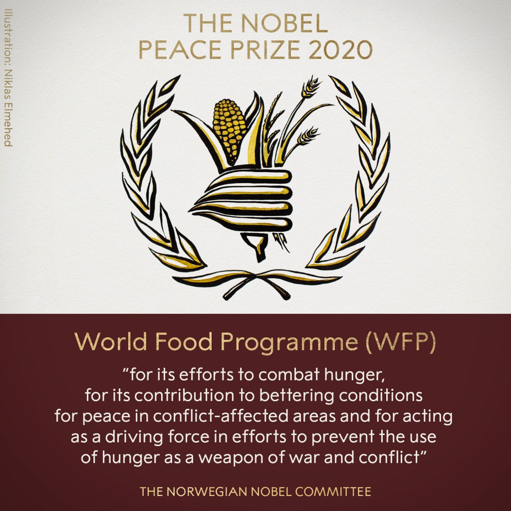 Νόμπελ Ειρήνης: Απονεμήθηκε στο Παγκόσμιο Επισιτιστικό Πρόγραμμα του ΟΗΕ - ΔΙΕΘΝΗ