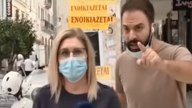 Πολίτης στην Πάτρα «κάρφωσε» τον κάμεραμαν live στο δελτίο της ΕΡΤ: «Δεν φοράει μάσκα» - ΠΕΛΟΠΟΝΝΗΣΟΣ