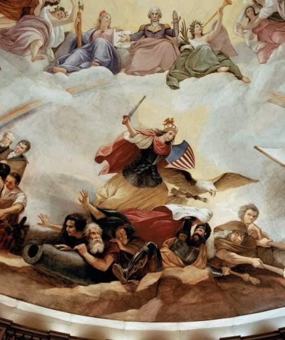 O Έλληνα πίσω από τις υπέροχες τοιχογραφίες στο Καπιτώλιο των ΗΠΑ - ΔΙΕΘΝΗ