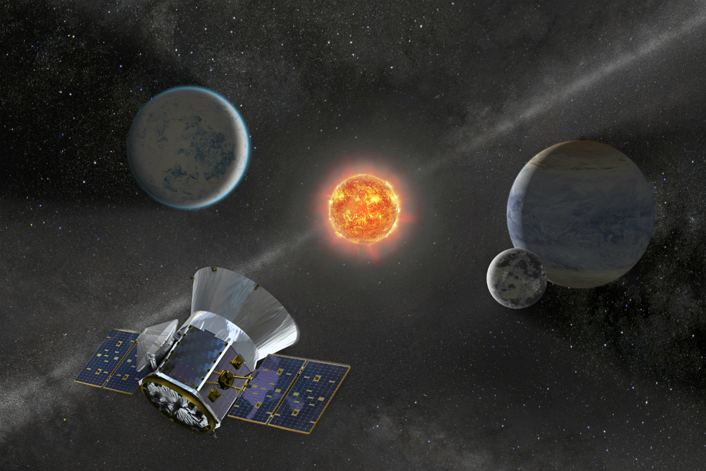 TESS+και+εξωπλανήτες+Πηγή+NASA+(καλλιτεχνική+απεικόνιση)