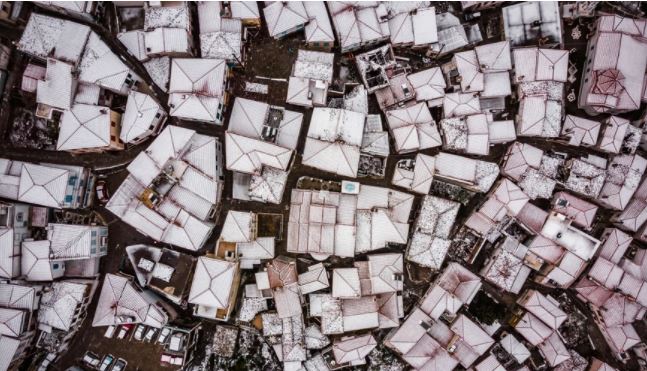 Εντυπωσιακές εικόνες από τη χιονισμένη Σάμο - ΕΛΛΑΔΑ