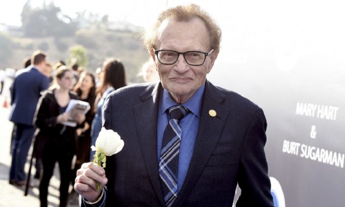 Larry King arrives at the Los Angeles Dodgers Foundation Blue Diamond Gala 2017 at Dodgers Stadium on Thursday, June 8, 2017, in Los Angeles. (Photo by Jordan Strauss/Invision for Los Angeles Dodgers Foundation/AP Images)