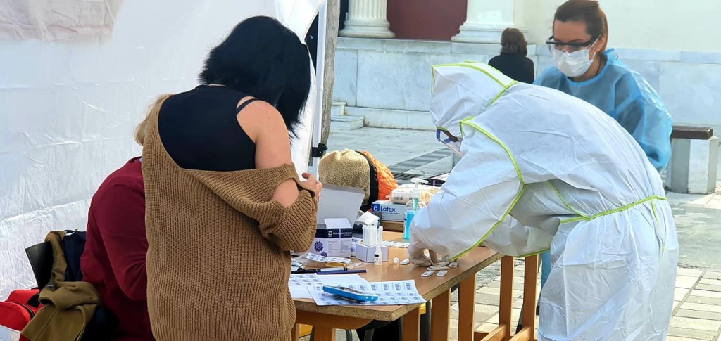 Κόρινθος: Επιτόπια τεστ για κορωνοϊκό στο κέντρο της πόλης - ΚΟΡΙΝΘΙΑ