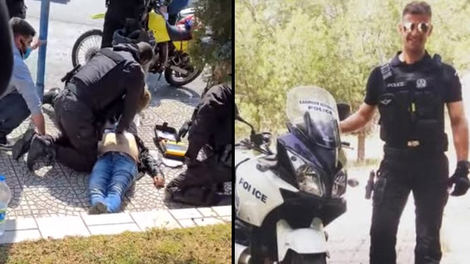 Βίντεο: Αστυνομικός της ΔΙΑΣ σώζει τη ζωή σε πολίτη που έχασε τις αισθήσεις του - ΕΛΛΑΔΑ