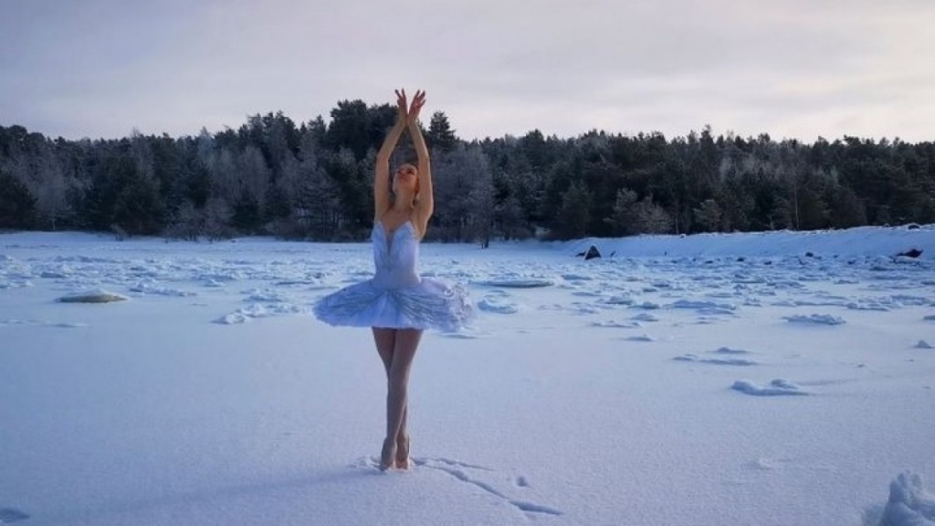Εντυπωσιακό βίντεο: Ρωσίδα μπαλαρίνα χορεύει τη Λίμνη των Κύκνων σε παγωμένο τοπίο - ΠΕΡΙΕΡΓΑ