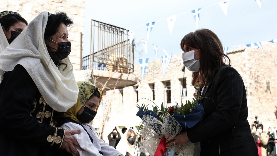 Στην Αρεόπολη η Σακελλαροπούλου για την επέτειο της έναρξης του απελευθερωτικού αγώνα - ΠΕΛΟΠΟΝΝΗΣΟΣ