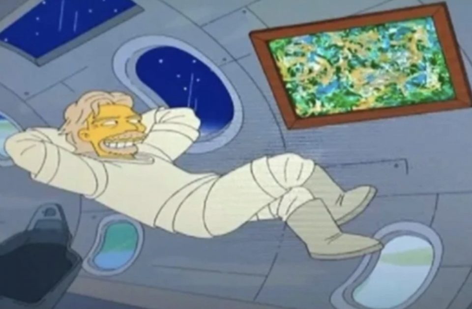 Οι Simpsons «προέβλεψαν» πριν επτά χρόνια το ταξίδι του Ρίτσαρντ Μπράνσον στο Διάστημα - ΔΙΕΘΝΗ