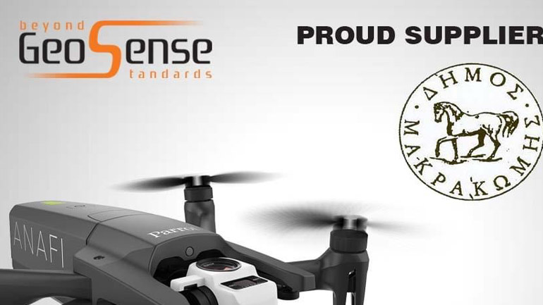 Η τεχνική υπηρεσία του Δήμου Μακρακώμης προμηθεύτηκε drone (Parrot Anafi Thermal) από την GeoSense - ΕΛΛΑΔΑ