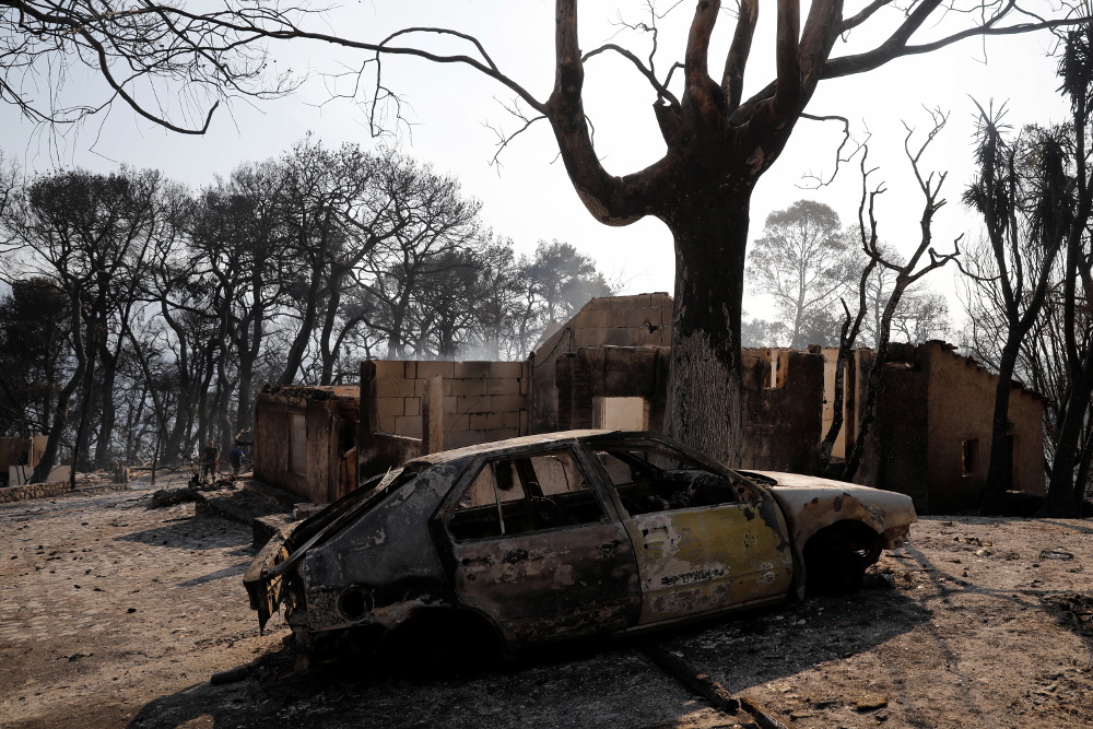 Πάτρα: Η φωτιά έκαψε ένα μεγάλο τμήμα της κοινότητας Ζήρια - ΕΛΛΑΔΑ