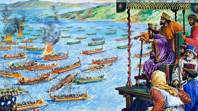 Η Ναυμαχία της Σαλαμίνας και η καταστροφή του περσικού στόλου - ΠΟΛΙΤΙΣΜΟΣ
