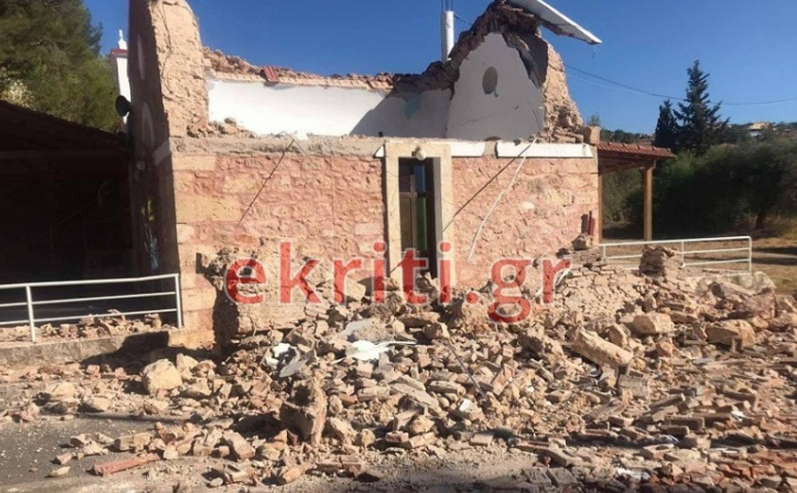Σεισμός στην Κρήτη: Νεκρός ο πατέρας, τραυματίας ο γιος στο εκκλησάκι που κατέρρευσε στο Αρκαλοχώρι - ΕΛΛΑΔΑ