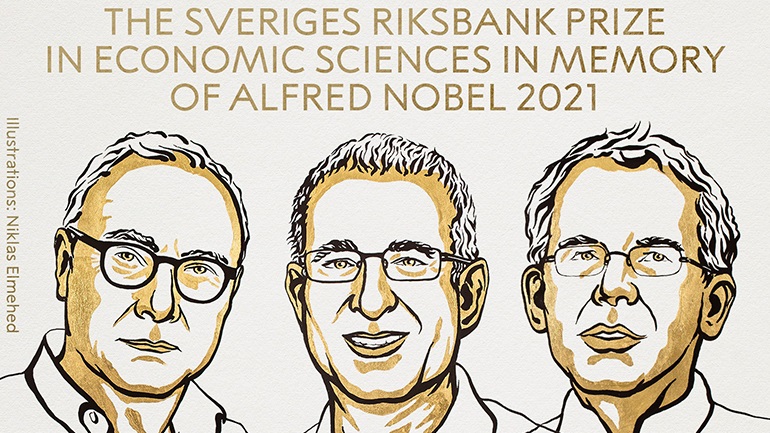 Οι οικονομολόγοι Καρντ, Άνγκριστ και Ίμπενς τιμήθηκαν με το Νόμπελ Οικονομικών 2021 - ΟΙΚΟΝΟΜΙΑ
