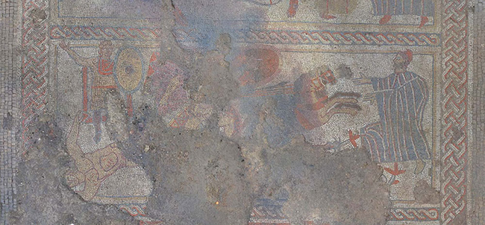 Στο φως ψηφιδωτό με σκηνή από την Ιλιάδα του Ομήρου που βρέθηκε στη Βρετανία - ΠΟΛΙΤΙΣΜΟΣ