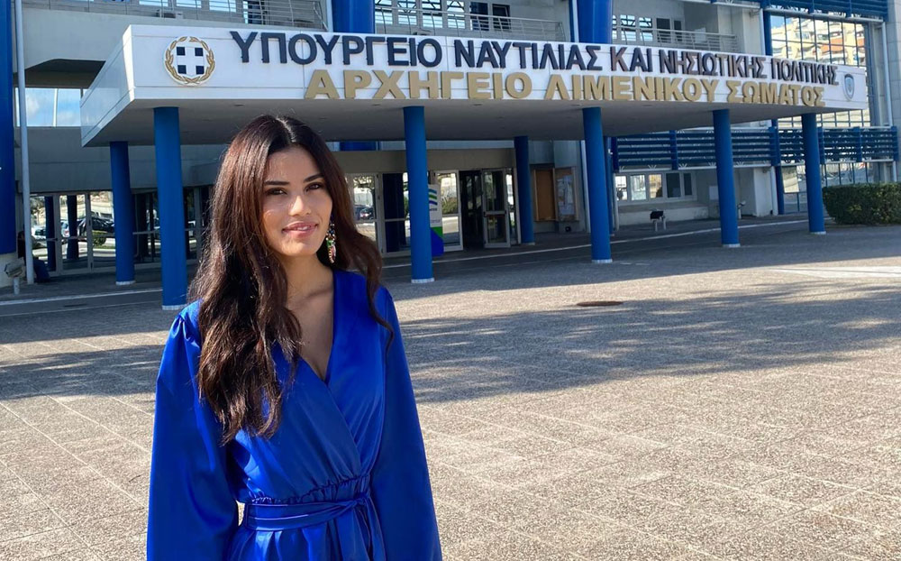 Με τις ευχές του Υφυπουργού Ναυτιλίας η Miss Universe Greece 2021, Σοφία Αραπογιάννη στο Μις Υφήλιος 2021 - LIFESTYLE