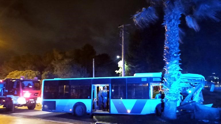 Βουλιαγμένη: Αστικό λεωφορείο καρφώθηκε σε φοίνικα στην Παραλιακή - ΕΛΛΑΔΑ