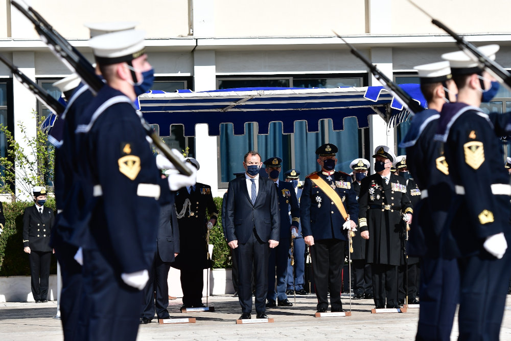 Παρουσία ΥΕΘΑ Νικόλαου Παναγιωτόπουλου στον Εορτασμό του Προστάτου του Πολεμικού Ναυτικού Αγίου Νικόλαου στη Σχολή Ναυτικών Δοκίμων - ΕΛΛΑΔΑ