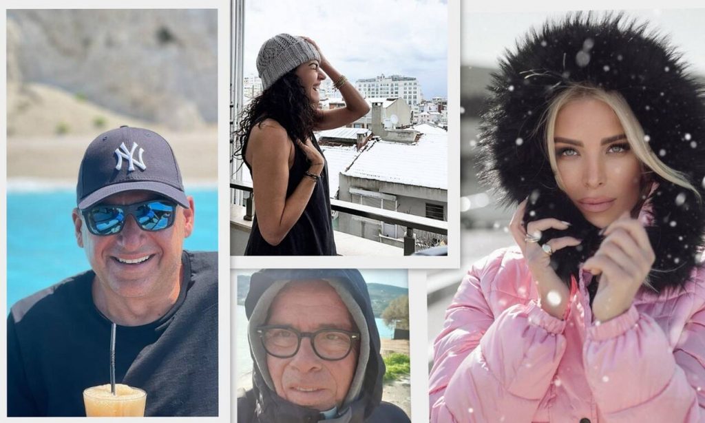 Oι celebrities φωτογραφίζουν χιονισμένα τοπία και ο Λιάγκας κάνει μπάνιο στη θάλασσα! - LIFESTYLE