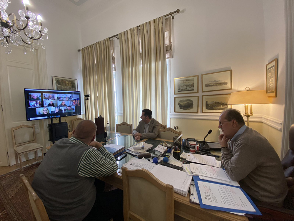 Θέματα του πρωτογενή τομέα σε σύσκεψη υπο τον περιφερειάρχη Πελοποννήσου Π. Νίκα - ΚΟΡΙΝΘΙΑ