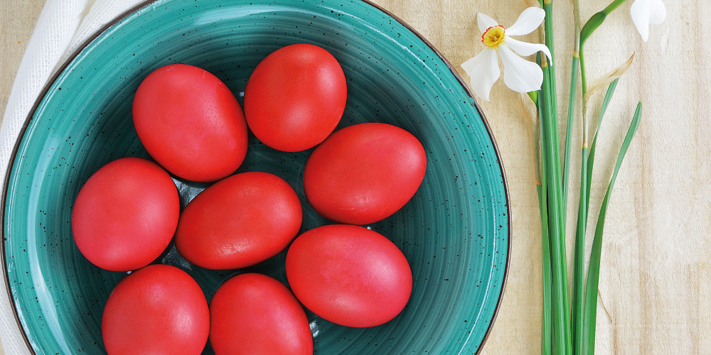 Κόκκινα αβγά: Η καλύτερη συνταγή από τον Πέτρο Συρίγο - Χωρίς κατηγορία