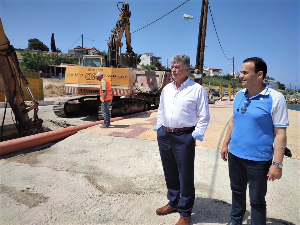 Ξεκίνησε η αντικατάσταση του αγωγού στην Ποσειδωνία Β.Νανόπουλος: «Τοποθετούμε καινούργιο αγωγό και δίνουμε οριστική λύση στο πρόβλημα» - ΚΟΡΙΝΘΙΑ