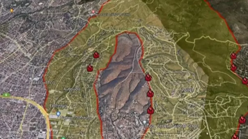 Σχεδόν 30.000 στρέμματα η καμένη έκταση από την πυρκαγιά στην Πεντέλη - ΕΛΛΑΔΑ