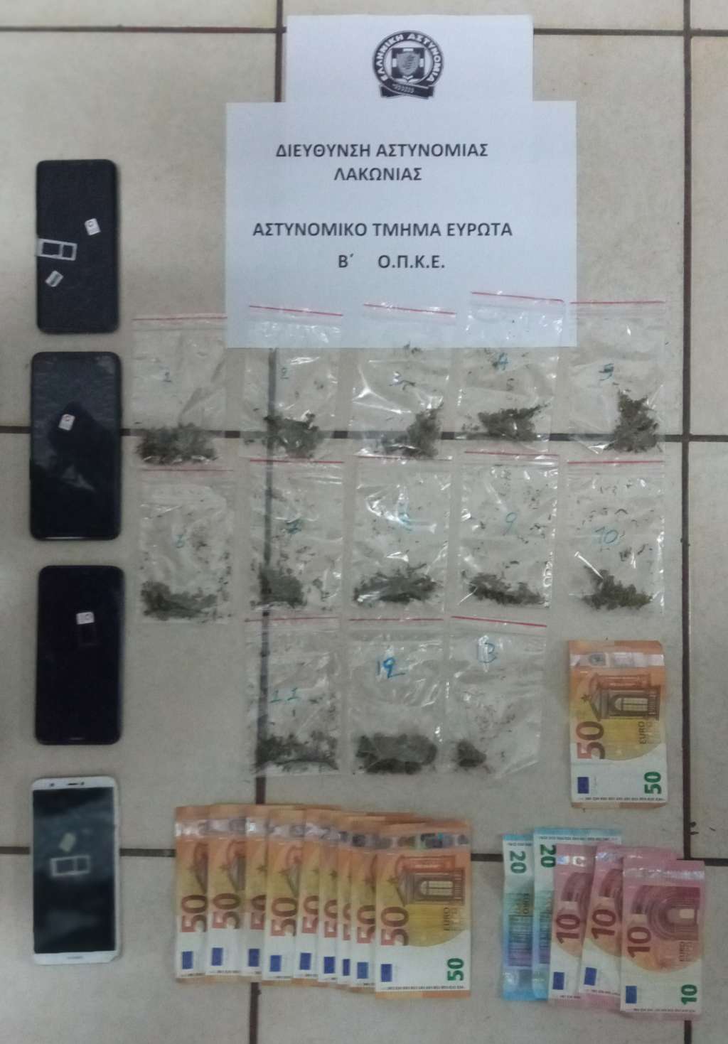 Λακωνία: Συνελήφθησαν τέσσερα άτομα για ναρκωτικά - ΠΕΛΟΠΟΝΝΗΣΟΣ