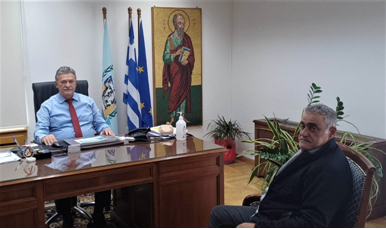 Βασίλης Νανόπουλος: Συναντήθηκε με τον νέο πρόεδρο του Ευθύμειου Κέντρου - ΚΟΡΙΝΘΙΑ