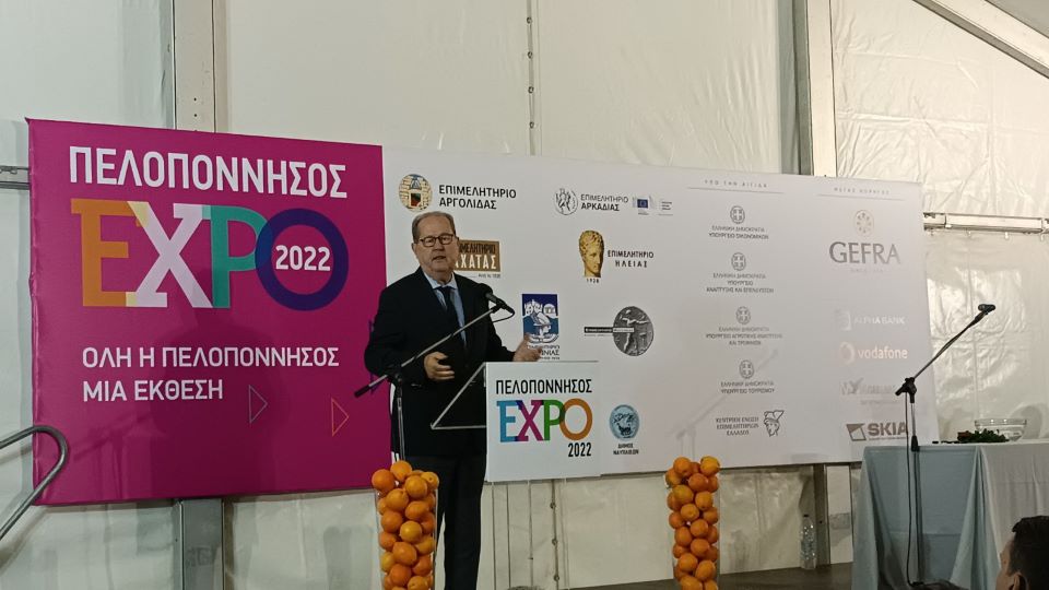Π. Νίκας από την Έκθεση “Πελοπόννησος Expo" 2022: "Άριστη η συνεργασία της Περιφέρειας Πελοποννήσου με τα Επιμελητήρια” - ΠΕΛΟΠΟΝΝΗΣΟΣ
