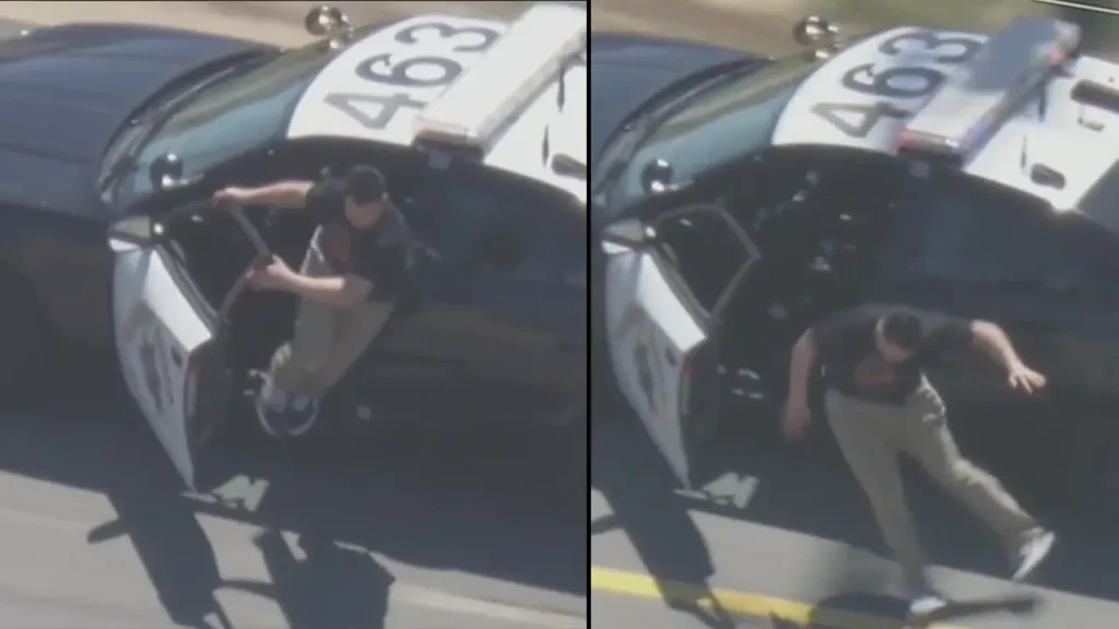 Καλιφόρνια: Άνδρας πήδηξε από κλεμμένο περιπολικό που πήγαινε με 110 χιλιόμετρα - Σοκάρει το βίντεο - ΝΕΑ