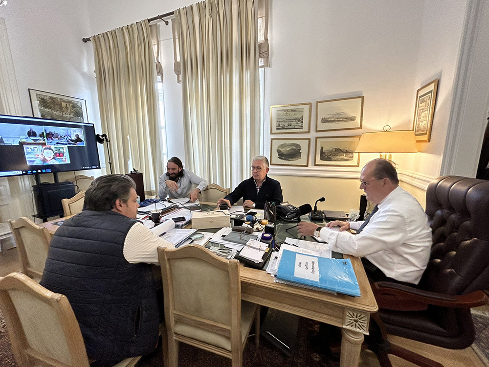 Σύσκεψη υπό τον περιφερειάρχη Πελοποννήσου Π. Νίκα για την αναβάθμιση και τον εμπλουτισμό υφιστάμενων περιπατητικών διαδρομών στην Περιφέρεια - ΝΕΑ