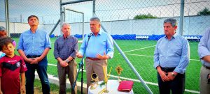 Εγκαινιάστηκαν από τον Δήμαρχο Κορινθίων Βασίλη Νανόπουλο τα βοηθητικά γήπεδα και το νέο 5χ5 στο Στάδιο Κορίνθου - ΝΕΑ