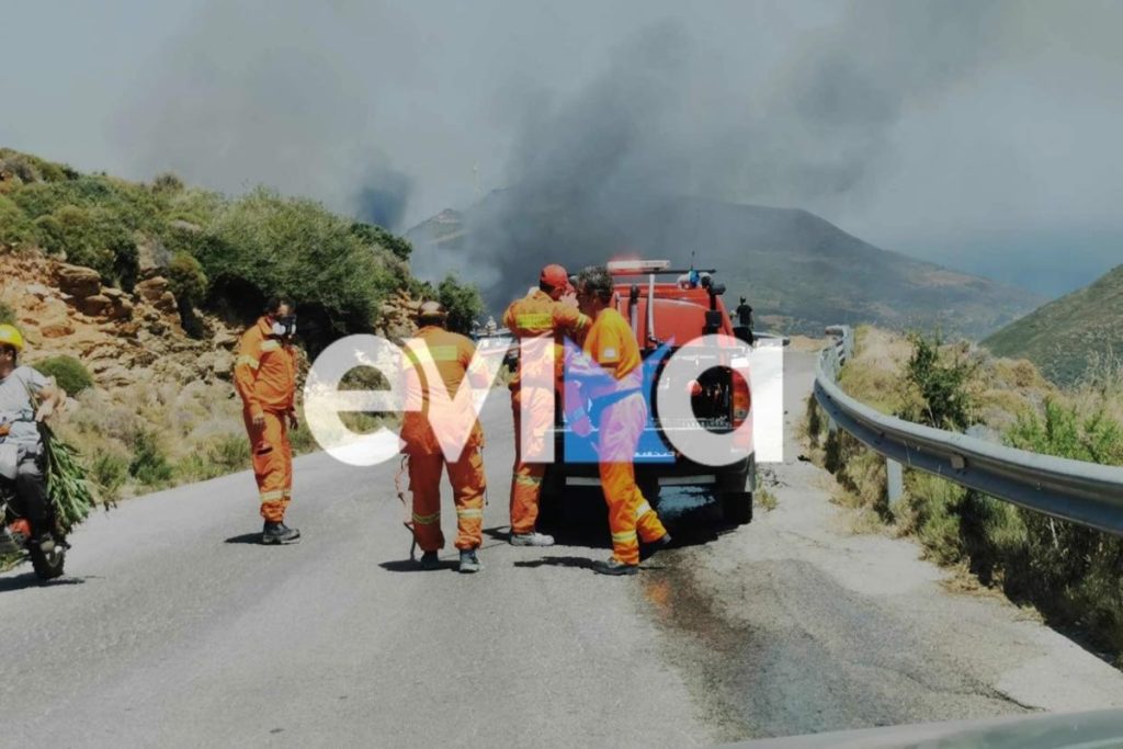 Μεγάλη φωτιά στην Κάρυστο: Σε τρία μέτωπα η πυρκαγιά - Εκκενώνεται το χωριό Ποτάμι - ΕΛΛΑΔΑ