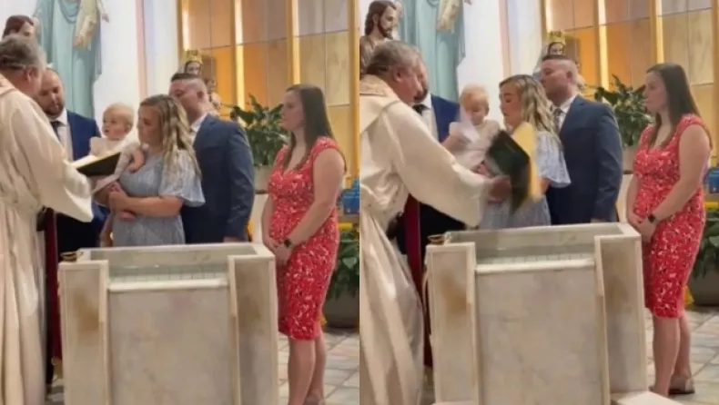 ΗΠΑ: Το μωρό πετάει την Βίβλο στην κολυμπήθρα και γίνεται viral [Βίντεο] - LIFESTYLE