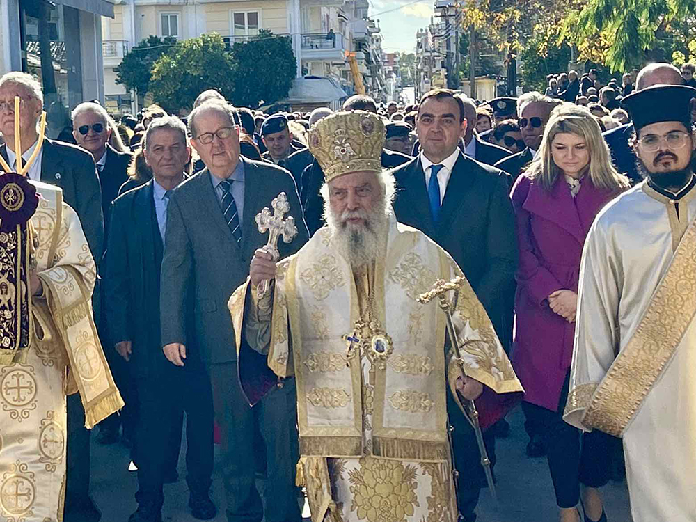 Ο περιφερειάρχης Πελοποννήσου Π. Νίκας στις εκδηλώσεις για τον πολιούχο της Σπάρτης όσιο Νίκωνα τον “Μετανοείτε” - ΕΚΚΛΗΣΙΑ