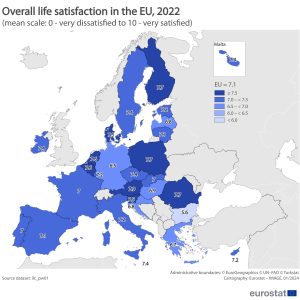 Eurostat: Πόσο ικανοποιημένοι από τη ζωή τους είναι οι Ευρωπαίοι; – Η θέση της Ελλάδας - ΔΙΕΘΝΗ