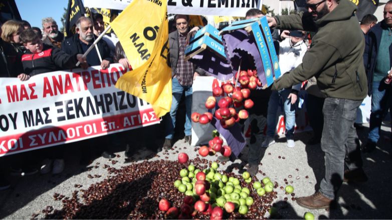 Σε εξέλιξη το αγροτικό συλλαλητήριο στην Αgrotica - ΕΛΛΑΔΑ