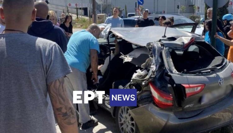 Πάτρα:-Σύγκρουση-τρένου-με-ΙΧ-Τραυματίστηκε-η-οδηγός-του-αυτοκινήτου