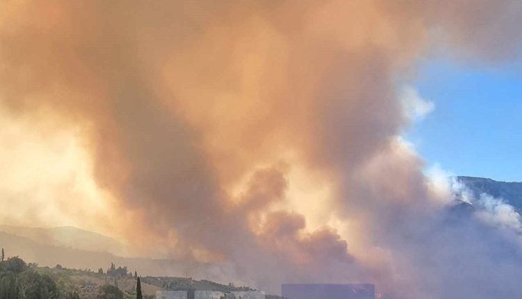 Πυρκαγιά-στην-περιοχή-Καραβοστάσι-Μονεμβασιάς