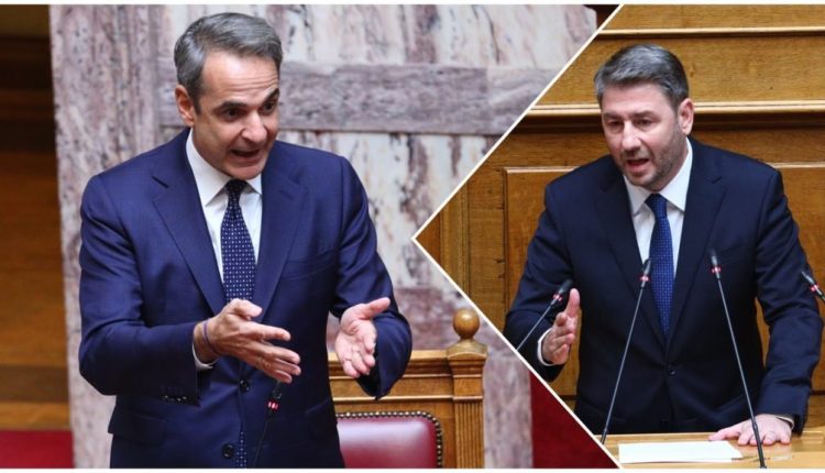 Μητσοτάκης-σε-Ανδρουλάκη:-Δεν-δέχομαι-να-χρησιμοποιείτε-τον-όρο-«γαλάζια-συμμορία»