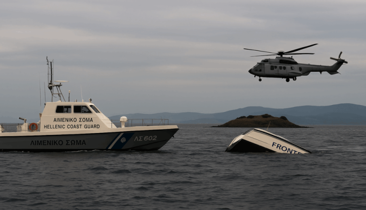 Σκάφος-της-frontex-με-έξι-επιβαίνοντες-βυθίστηκε-ανοιχτά-της-Λέσβου:-Προσέκρουσε-σε-ξέρα