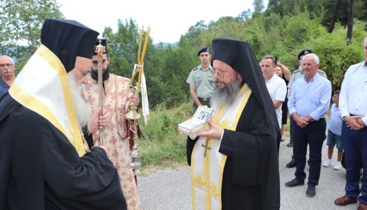 Υποδοχή-Ιερού-Λειψάνου-Αγίου-Εφραίμ-στη-Μονή-Μεταμορφώσεως-του-Σωτήρος-Πρασινάδας-Παρανεστίου