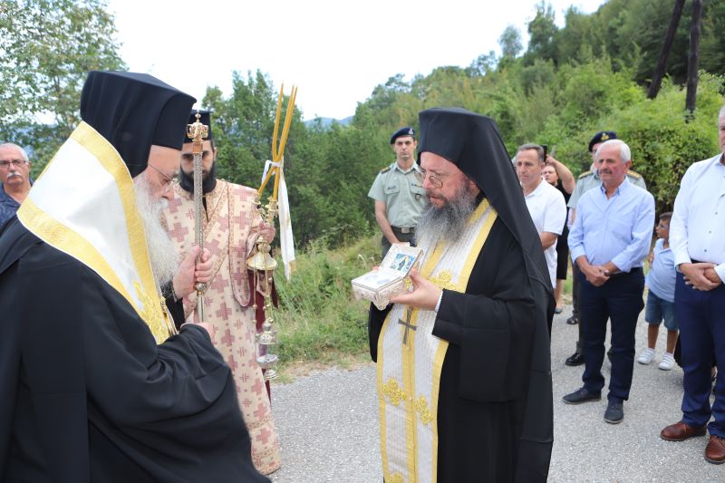Υποδοχή-Ιερού-Λειψάνου-Αγίου-Εφραίμ-στη-Μονή-Μεταμορφώσεως-του-Σωτήρος-Πρασινάδας-Παρανεστίου