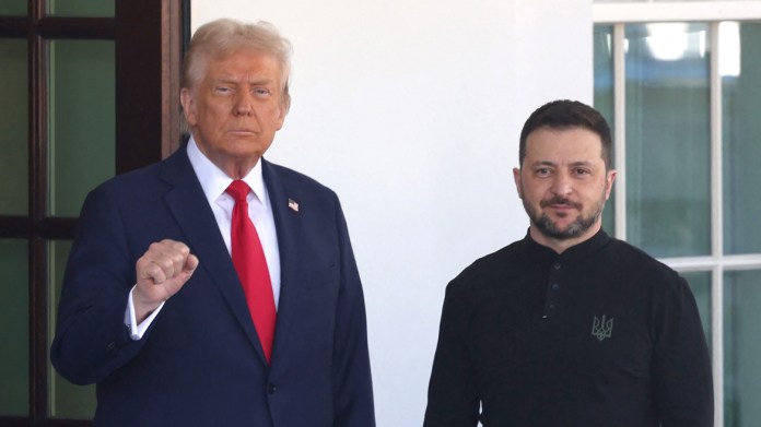 Ζελένσκι-και-Τραμπ-συζήτησαν-για-κυρώσεις-κατά-της-Ρωσίας-και-για-στρατιωτική-συνεργασία-Ουκρανίας-ΗΠΑ