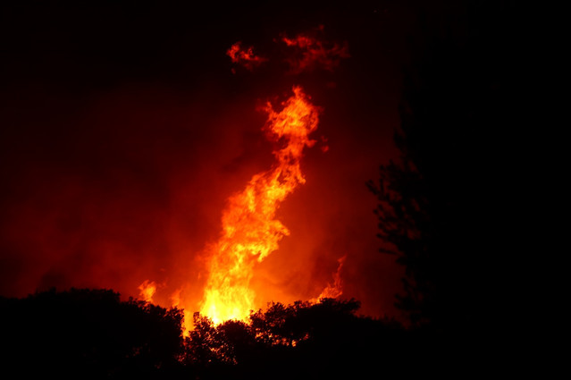 Ανεξέλεγκτος-ο-πύρινος-εφιάλτης-στην-Ανατολική-Αττική:-Ολονύχτια-η-μάχη-σε-Θυμάρι-και-Παλαιά-Φώκαια