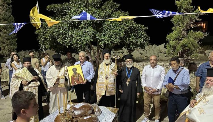 Πανηγυρικός-Εσπερινός-Αγίου-Μύρωνος-στο-Καστρί-Βιάννου