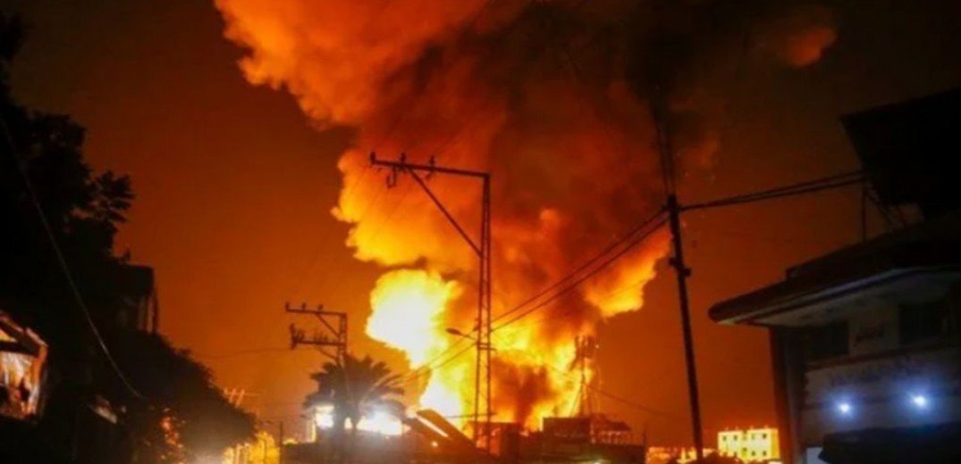 Το-Ισραήλ-βομβάρδισε-εκ-νέου-την-Πόλη-της-Γάζας-στη-διάρκεια-της-νύχτας